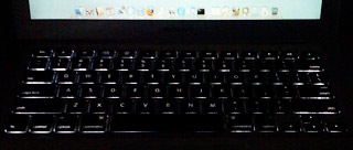 MacBook Airの夜景みたいなキーボード