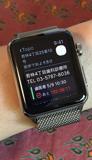 Topo Card Apple Watch